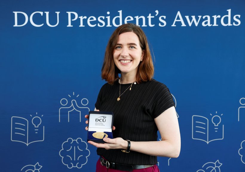 Paula Lehane with medal