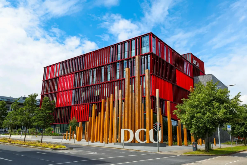 Image of DCU Polaris Building taken from the main entrance